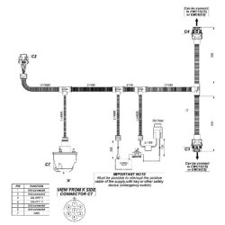 Priekinio krautuvo vožtuvo komplektas DLM122/2 LS, 12 VDC DLM1222001KIT