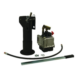 Stovinis domkrato cilindras su rankiniu siurbliu 5,7 t, su kaiščio fiksatoriumi SP85250SET1