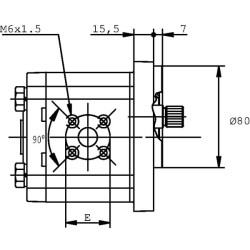 Siurblys PLP20.4S0-12B2-LBE/BC-N-EL FS PLP204S012B2