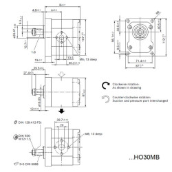 Krumpliaratinis siurblys AZPJ-22-016RHO30MB 0518625004