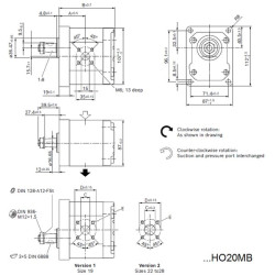Krumpliaratinis siurblys AZPJ-22-025RHO20MB 0518725006