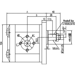 Krumpliaratinis siurblys Gr2 6cc S C18E GP206S3030C18EGP