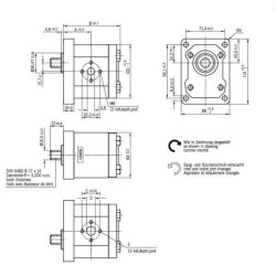 Krumpliaratinis siurblys AZPF-21-019LFO30PB Bosch Rexroth 0510625332
