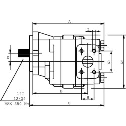 Siurblys HDP35.50 D0-06S8 LME/MD-N HDP3550D