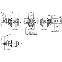 Siurblys FP30.51B0-16Z0-LGF/GF-x FP3051B116Z0