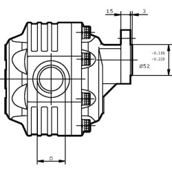 Tandeminis siurblys FP 40.63 D0-19T1-LGF/GE-J-N-A FP4063DI