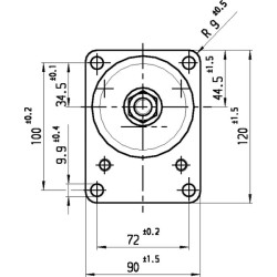 Krumpliaratinis siurblys AZPF-12-005RSA20MB Bosch Rexroth 0510345001