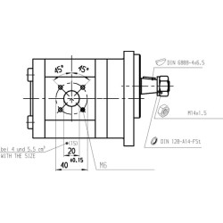 Krumpliaratinis siurblys AZPF-12-005RSA20MB Bosch Rexroth 0510345001