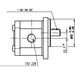 Krumpliaratinis siurblys AZPF-11-008RAB01MB Bosch Rexroth 0510425044