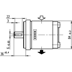 Krumpliaratinis siurblys AZPF-11-008RAB01MB Bosch Rexroth 0510425044