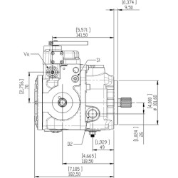 Stūmoklinis siurblys C2-21-21-LRX-1-25-R-1-G-0-0-0- KCLPC221R006