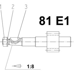 Veržlė, pilnas siurblys GR.1 PLP91015