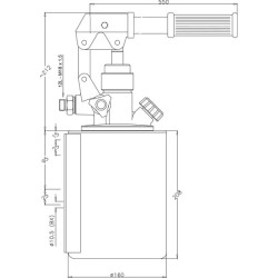HPS1804 siurblio HPS189FP alyvos dangtelis