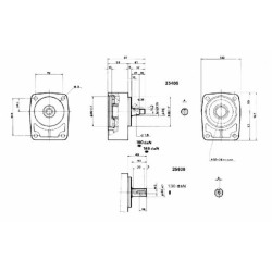Atraminis kūginis velenas 1:5 T25