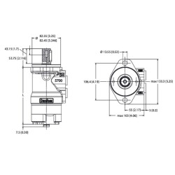 Orbitinis variklis, velenas Ø25 A2 galinis OMRX10011186645