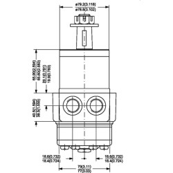 Danfoss variklis OMPW200 OMPW2001517164