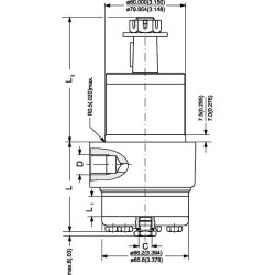 Ratų variklis, veleno Ø 1", nuotėkis OMPW1601517163