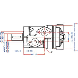 Orbitinio variklio galinis prievadas OMP501515211