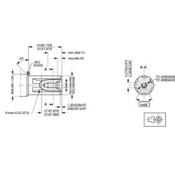 Orbitinis variklis, velenas Ø1" Z6 A2 OMRX31511185564