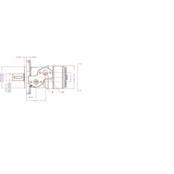 Orbitinis variklis, velenas Ø25, WDH, S OMP6301510088