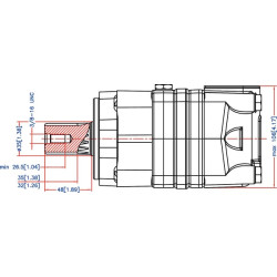 Orbitinis variklis, velenas 1,25" Z14 OMS100151F2325