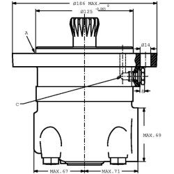 Orbitinio variklio trumpasis jungiklis OMTS160151B3036