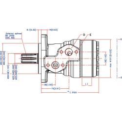 Orbitinis variklis, velenas 1 colio Z6, WHD OMR3751510428