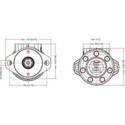 Orbitinis variklis, velenas 1 colio Z6, WHD OMR3751510428