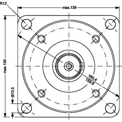 Ratų variklis, velenas Ø32 lygiagretus OMSW315151F0527