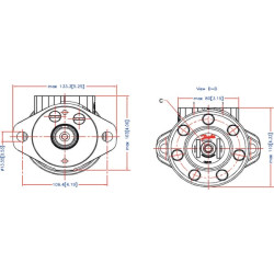 Orbitinio variklio velenas Ø25 SAE-A OMR1601510213