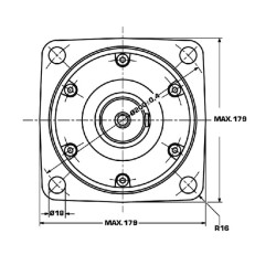 Orbitinis variklis, velenas Ø50, standartinis OMV800151B3104