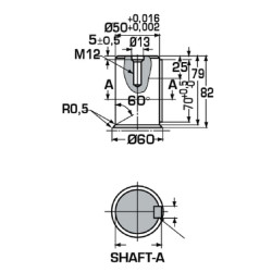 Orbitinis variklis, velenas Ø50, standartinis OMV500151B3102