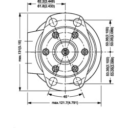 OMH 400 hidraulinis variklis OMH400151H1025