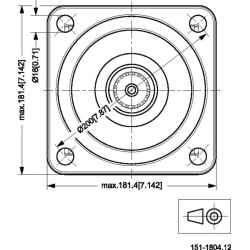 Orbitinis variklis TMT630 TMT630151Z3015