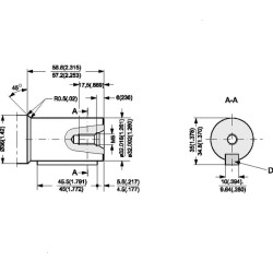 Orbitinis variklis, velenas Ø35, 4 l OMH400151H1015
