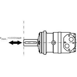Orbitinio variklio velenas ø40 standartinis OMT13011011023
