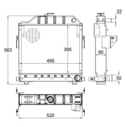 Case - IH 423 787605R92N aušintuvas