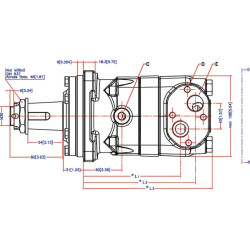 Orbitinio variklio kūginis velenas 1:10 OMT160151B3012