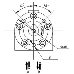Orbitinis variklis 40cc Kramp SMM40CPSKR