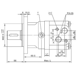 Orbitinis variklis 160cc Kramp SMS160A432YKR