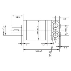 Orbitinis variklis 20cc, „GoPart“ SMM20CPSGP