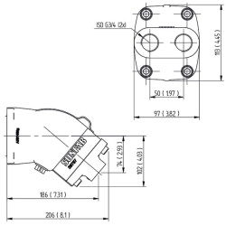 Stūmoklinis variklis 34 cc L35 SG3 SAM034WNDL4L35S3G