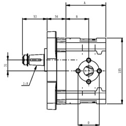 Variklis KM40.109R0-85E5-LEG/ED KM40109R085E5