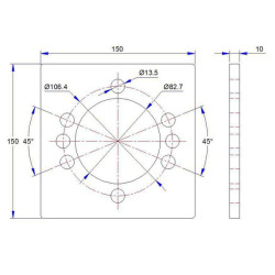 Suvirinimo plokštė OMP OMR OMS OMP9WP