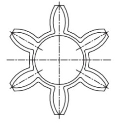 „Spider 19/24“ 92 „Shore-A“ geltonas AR1924