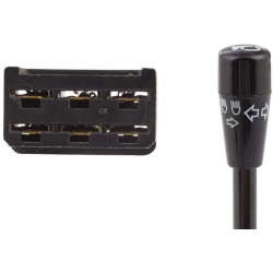 Case - IH 453 6BA001539057 Vairo kolonėlės jungiklis, indikatorius / garsinis signalas / priekinių žibintų blykstė, ilgis 123 mm