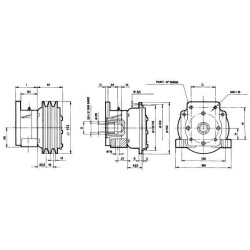 Elektromagnetinė sankaba 24V 14Kpm EMKGR1224VHD