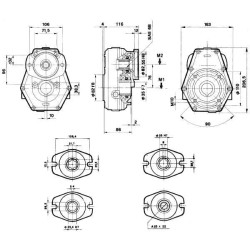 Pavarų dėžė GBR-20-ST-4-0 GBR20ST433