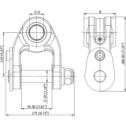 Jungtis BR1-A 80/45 kontaktas 30 BR1A8045