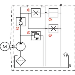MPP 400 V kintamosios srovės 2,2 kW 10 l 4,2 cm³ MPP85A006